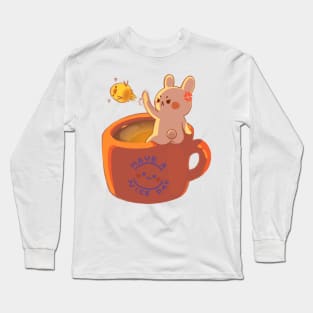 Have a Nice Day! Grumpy Rabbit Long Sleeve T-Shirt